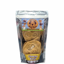 Large hypoallergenic dog biscuits - Vegan cheese & basil