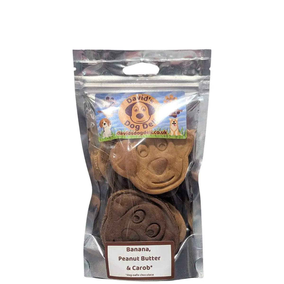 Large hypoallergenic dog biscuits - Peanut butter & carob