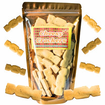 Cheesy Crackers Dog Biscuits - Grain-Free, Hypoallergenic & Vegan