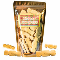 Cheesy Crackers Dog Biscuits - Grain-Free, Hypoallergenic & Vegan