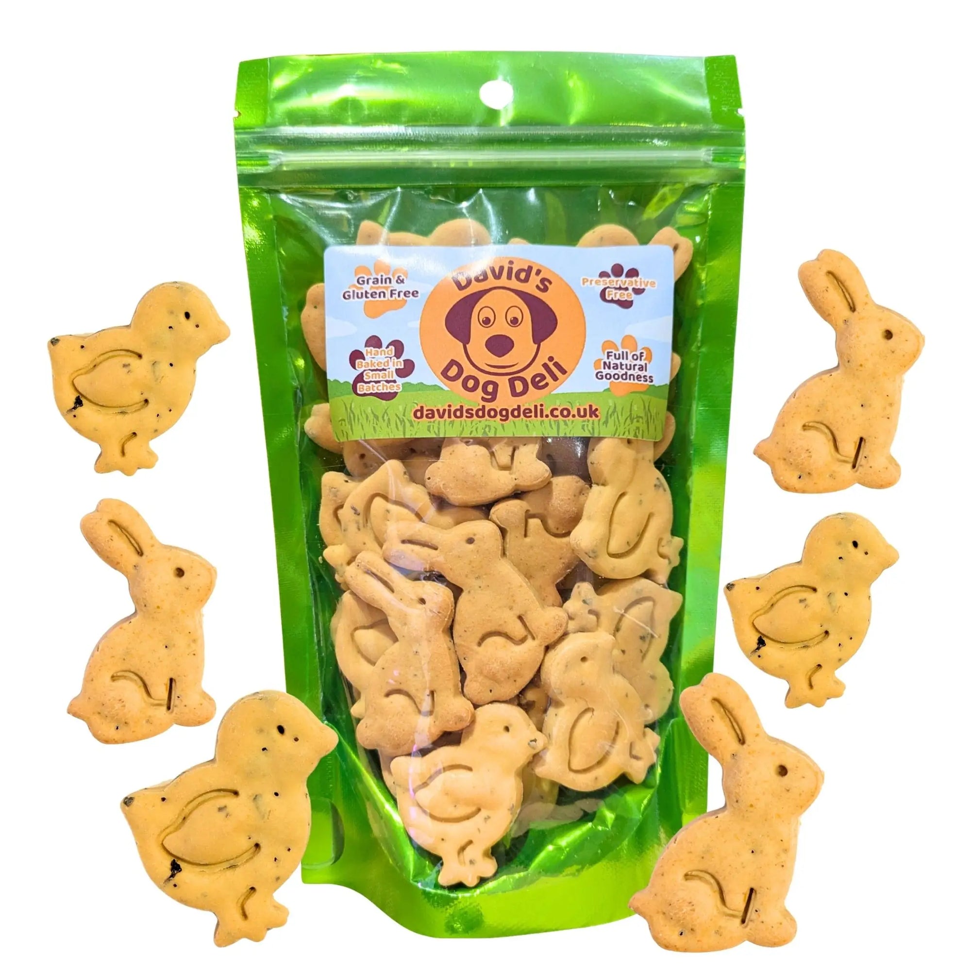 Easter Dog Treats - bunny and chick shaped Grain Free Hypoallergenic