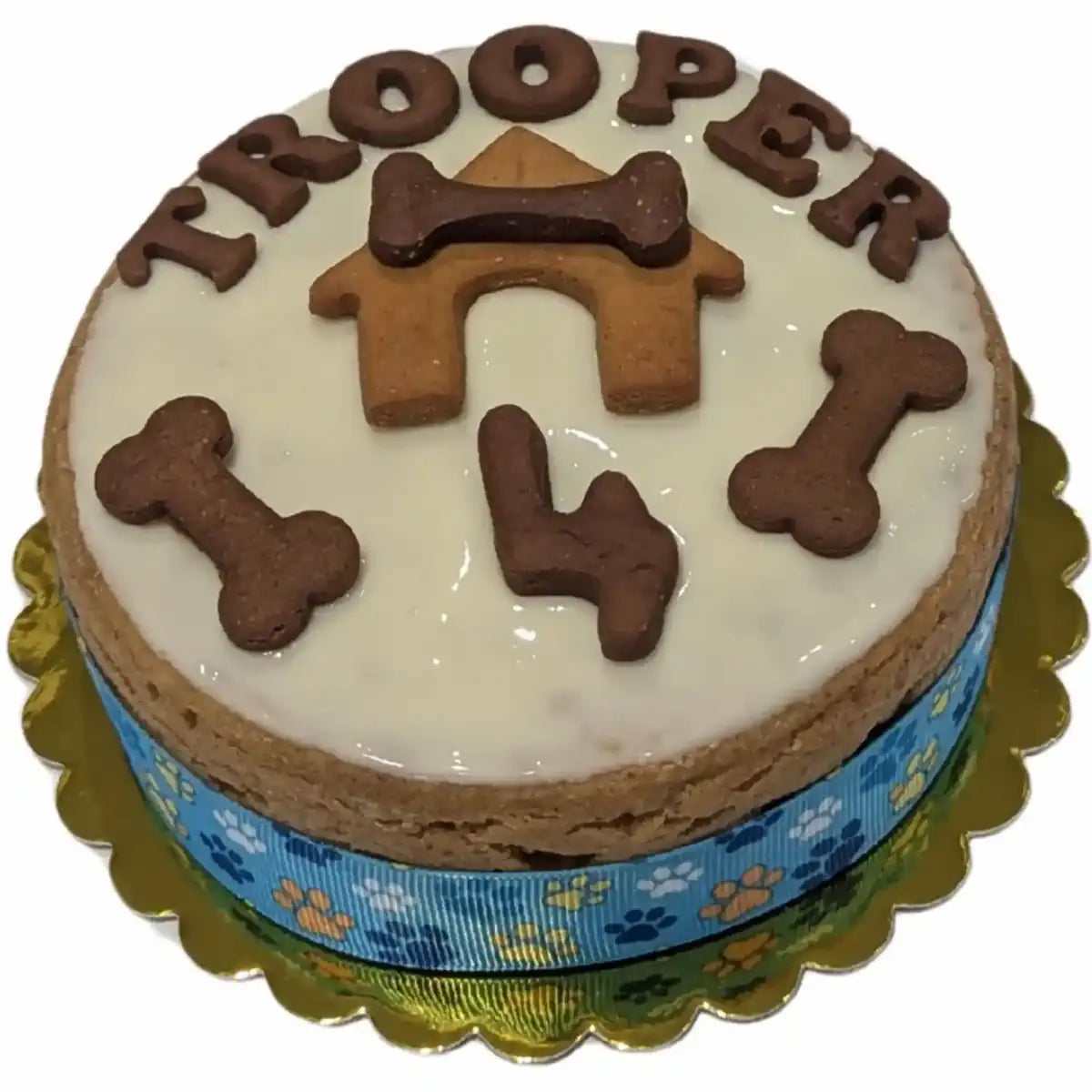 peanut butter dog birthday cake