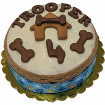 peanut butter dog birthday cake