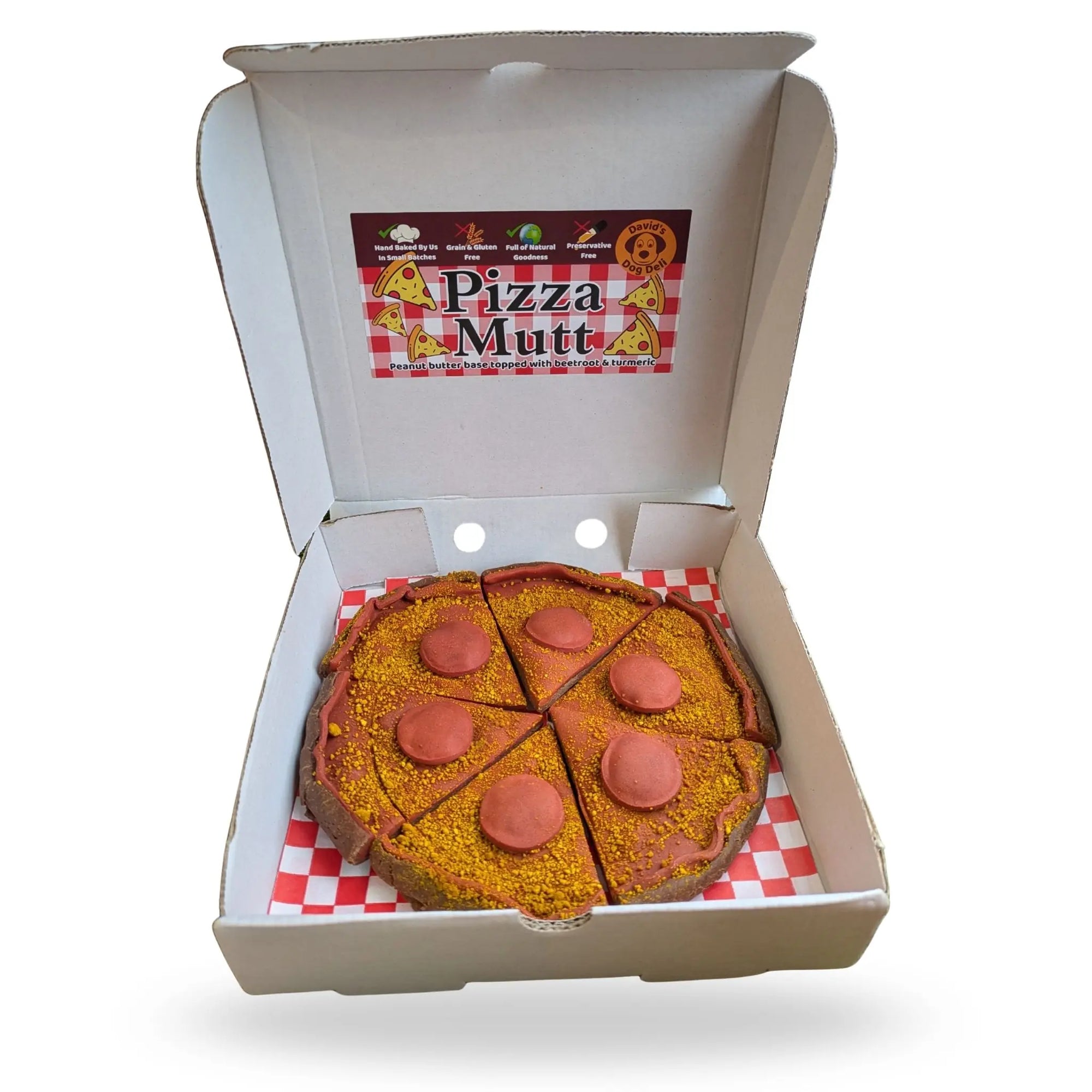 Pizza shaped treats for dogs - hypoallergenic