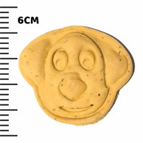 Large hypoallergenic dog biscuits - Beside meassuring tape