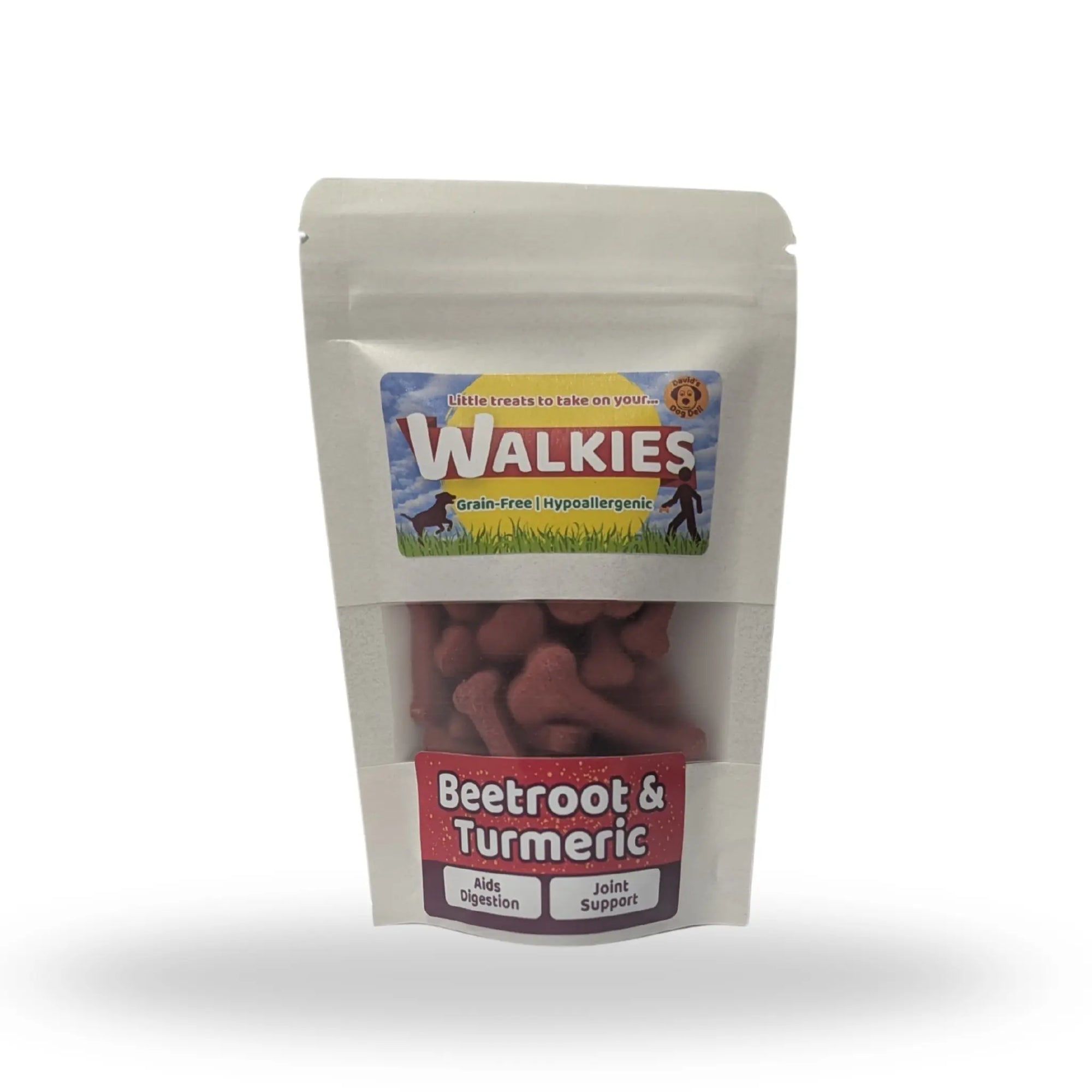 Walkies Dog Treats - Beetroot & Turmeric Pocket Pack