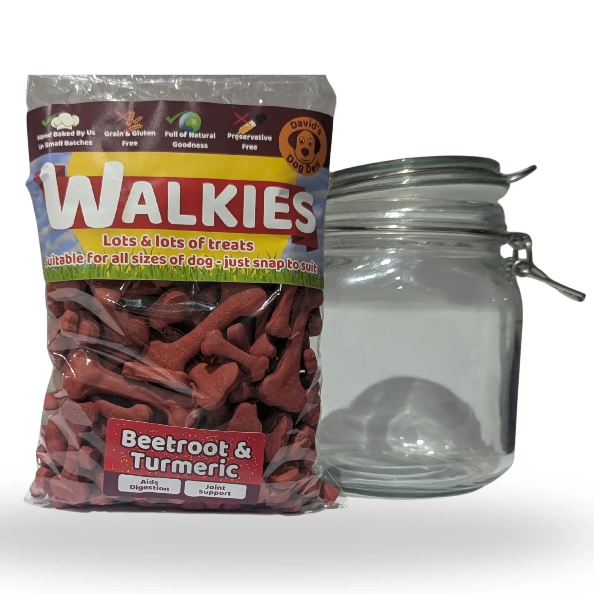 Walkies Dog Treats - Beetroot & Turmeric Refill