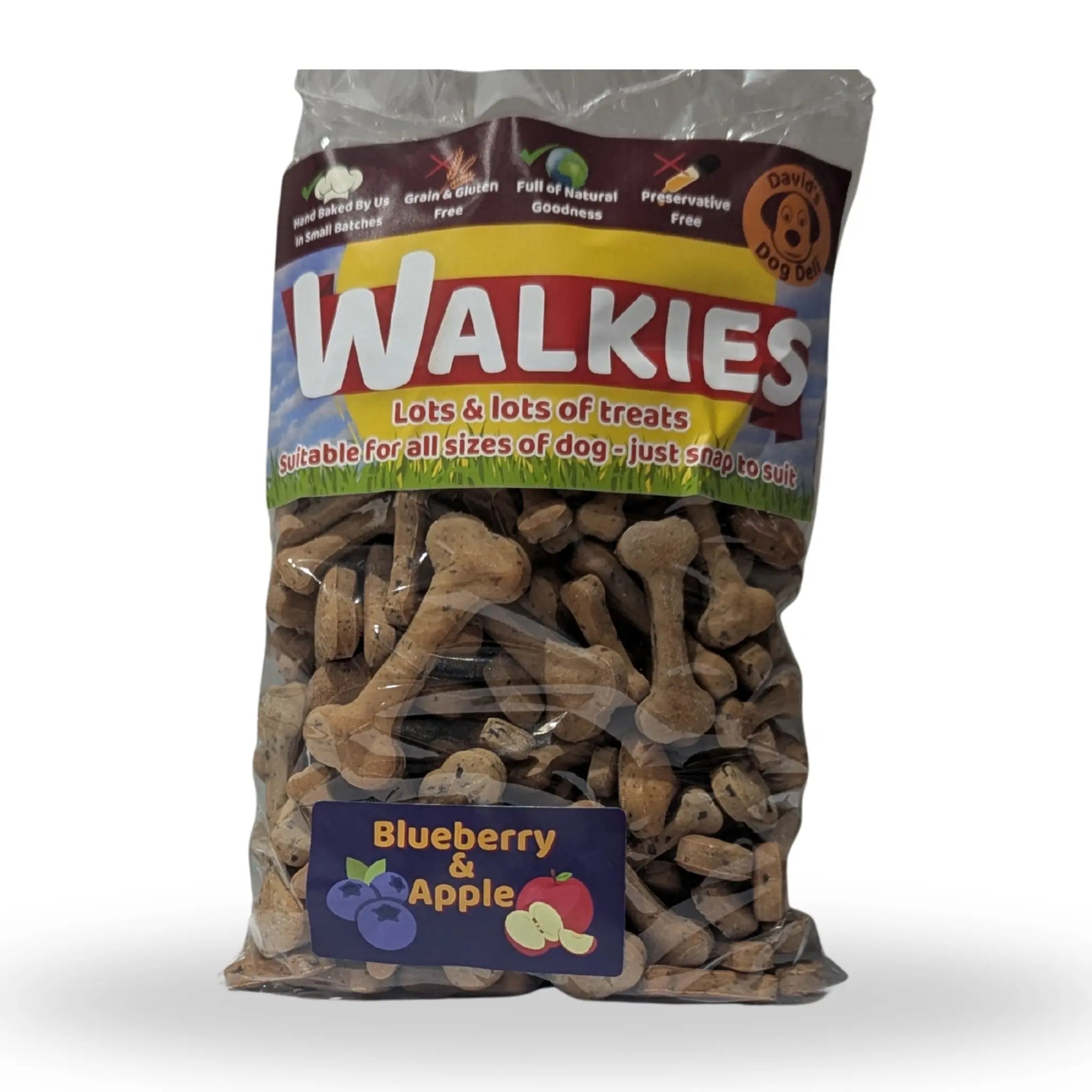 Walkies Dog Treats - Blueberry & Apple Large Refill