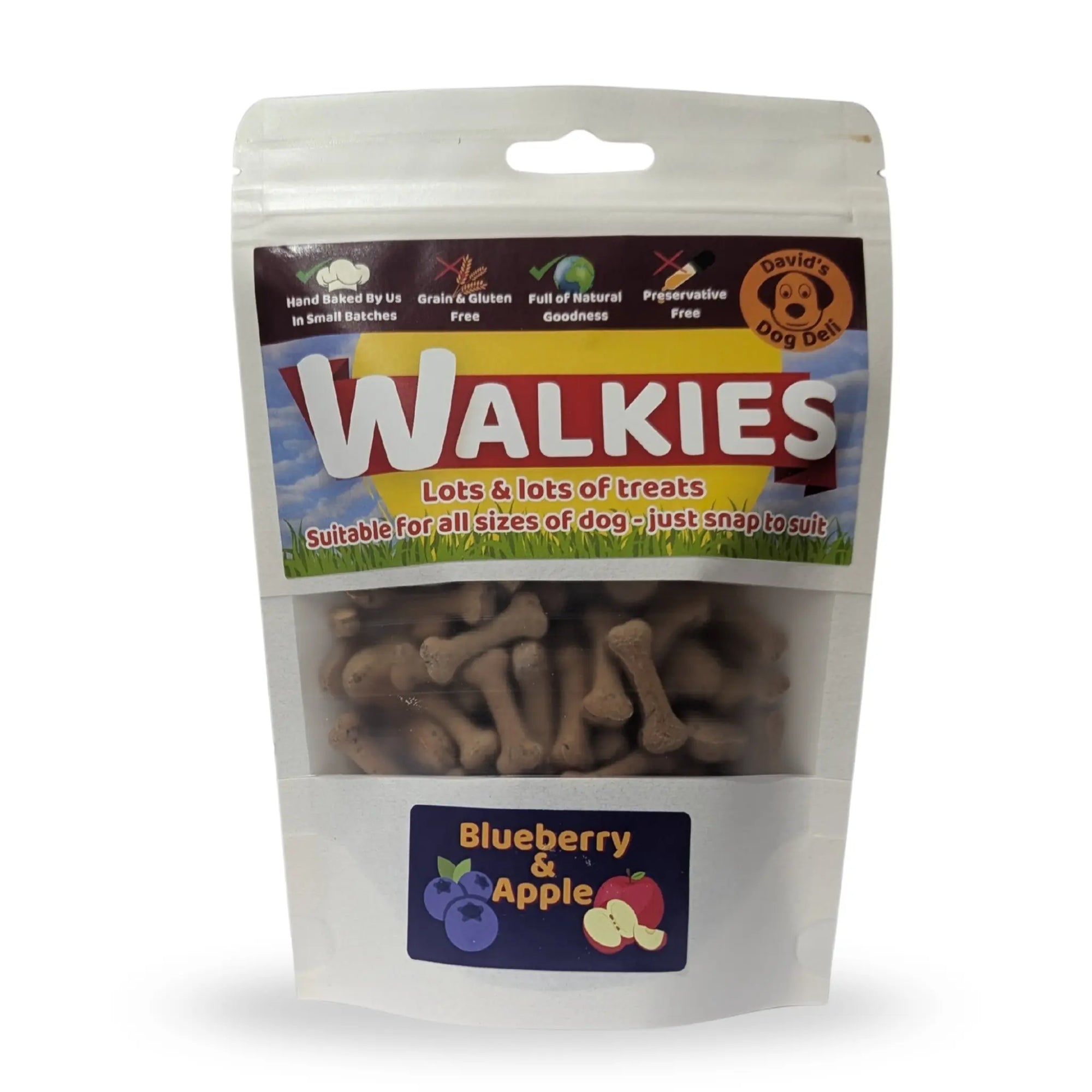 Walkies Dog Treats - Blueberry & Apple Regular