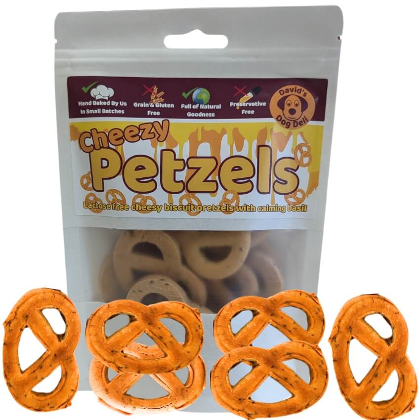 Vegan, Grain-Free & Hypoallergenic Dog Treats. cheezy petzels