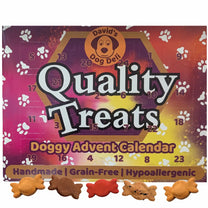 dog advent calendar - quality treats - grain-free, vegan & hypoallergenic