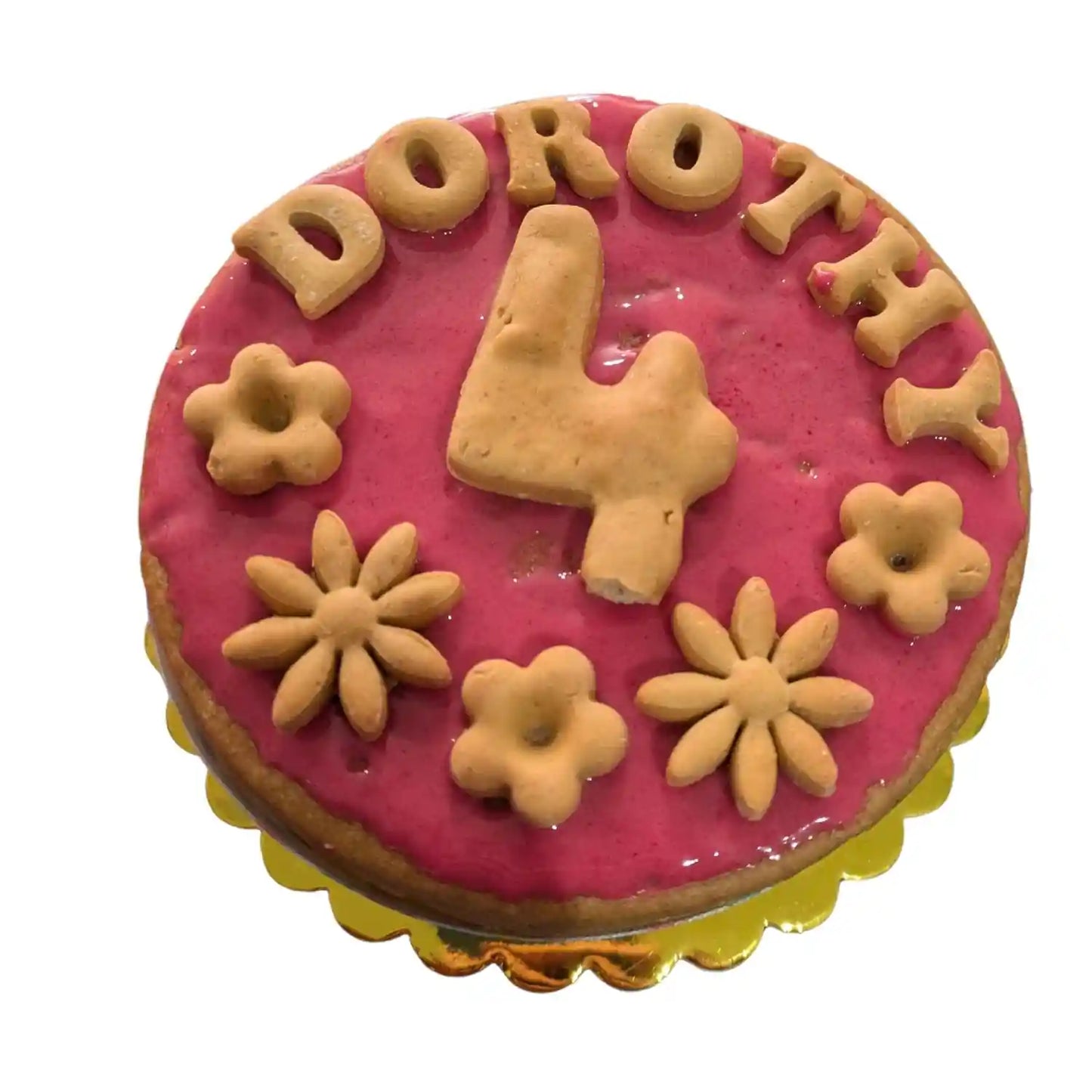 pink dog birthday cake newcastle