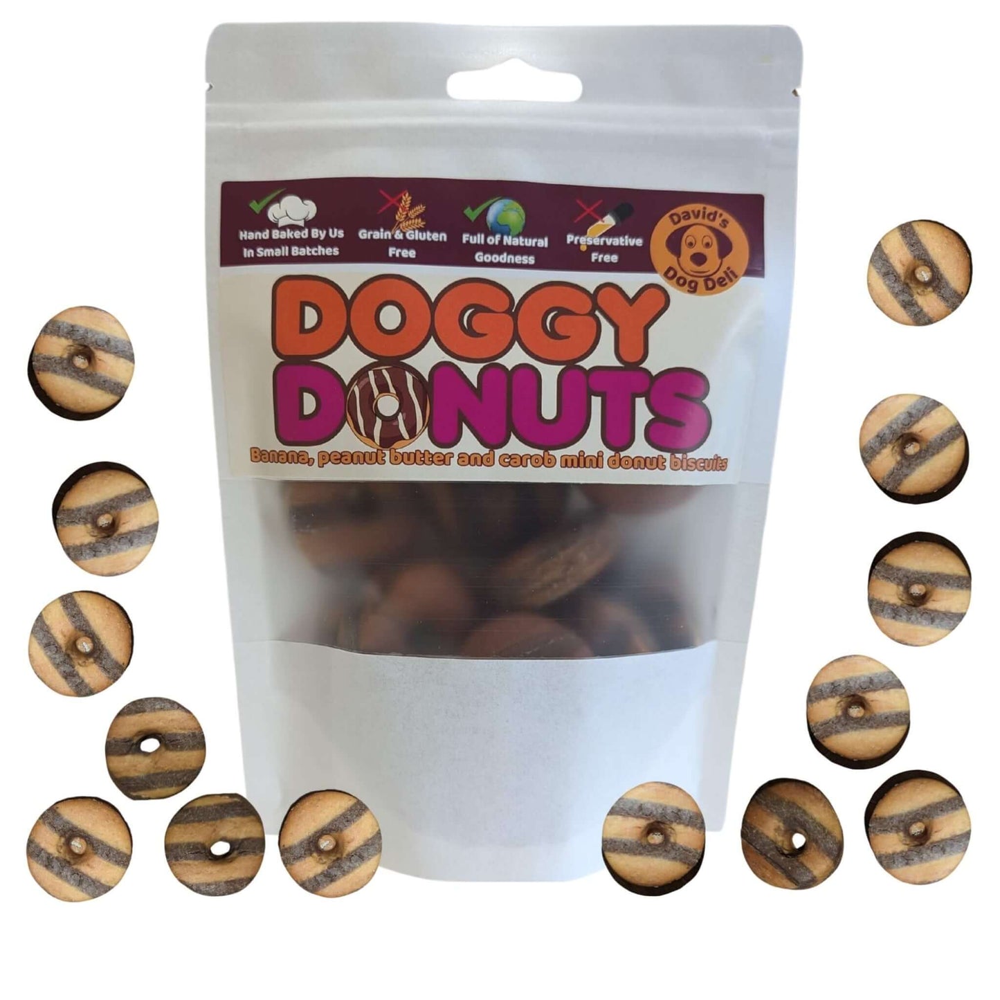 bag of Doggy Donuts vegan, grain-free & hypoallergenic dog treats