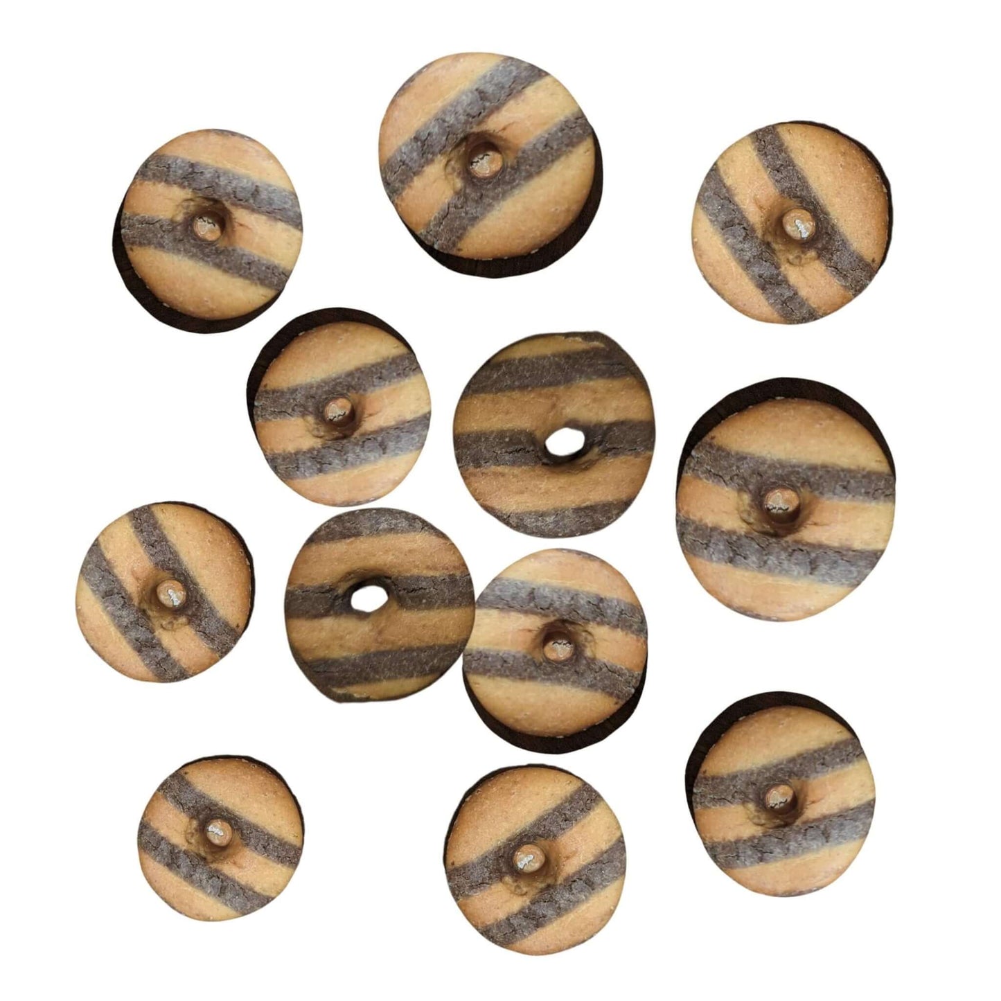 vegan, grain-free & hypoallergenic dog treats doggy donuts outside the bag