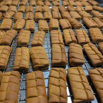Beggs Dog Treats on a Cooling Rack