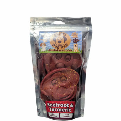 Large hypoallergenic dog biscuits - Beetroot & Turmeric