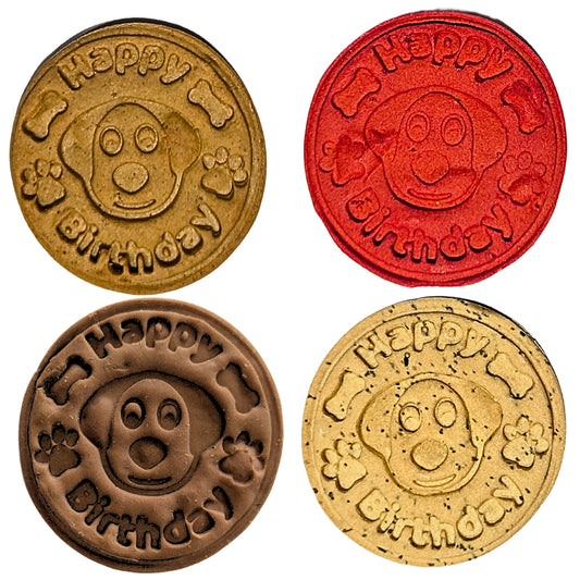 Dog Birthday biscuits - hypoallergenic 