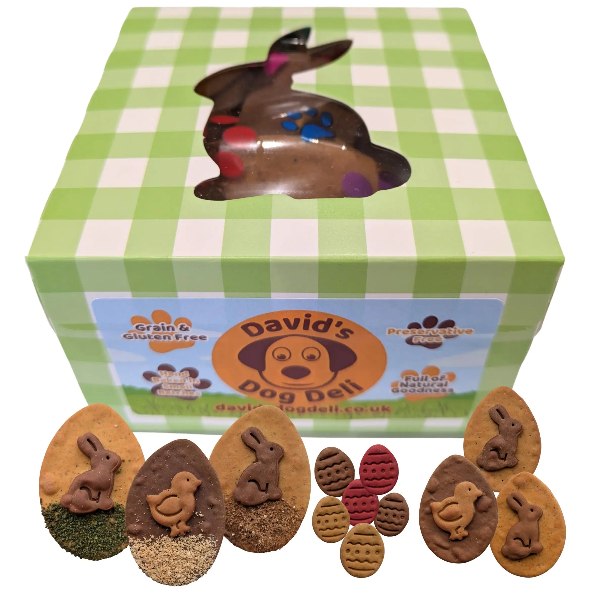 Easter Biscuit Gift Box for dogs Grain Free Vegan