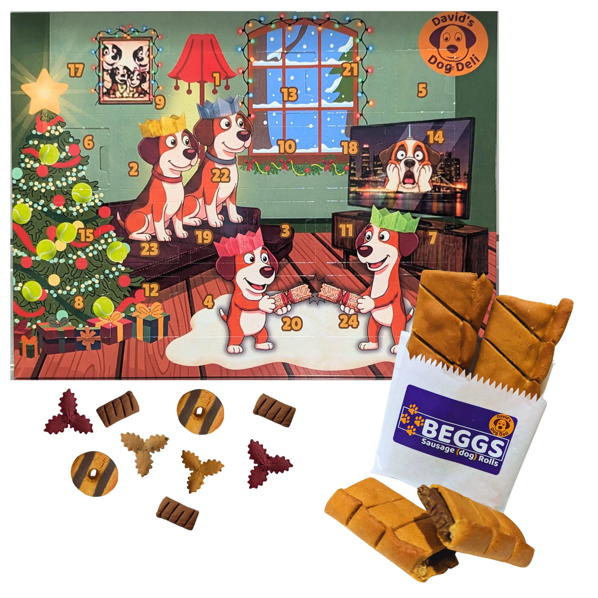 Advent Calendar & Beggs Saver Bundle for dogs