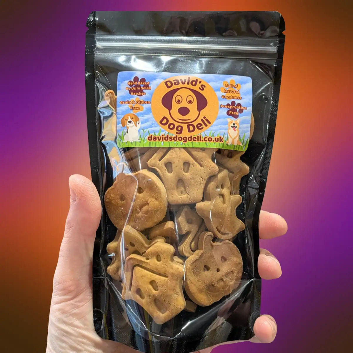 Halloween Dog Treats - Hypoallergenic, Vegan & Grain-Free