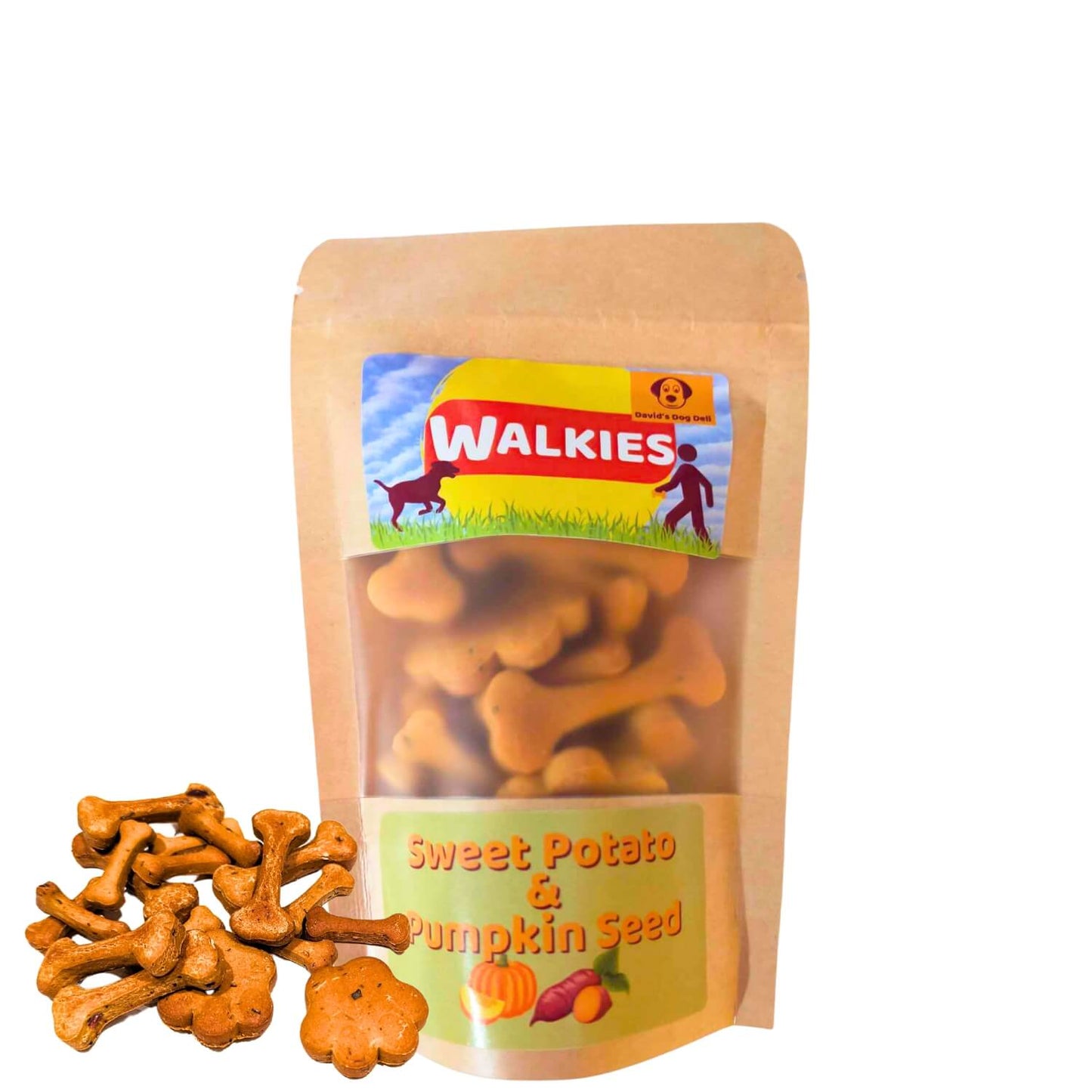 Dog Treats With Pumpkin Seed & Sweet Potato Walkies Pocket Pack