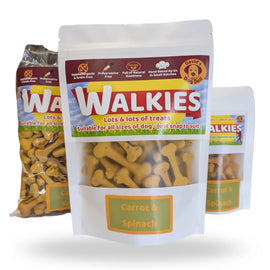 Walkies: Carrot, Spinach & Coconut Oil Dog Treats — Vitamin & Antioxidant Rich
