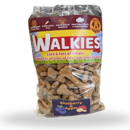 Walkies Blueberry & Apple Dog Treats - Large Refill