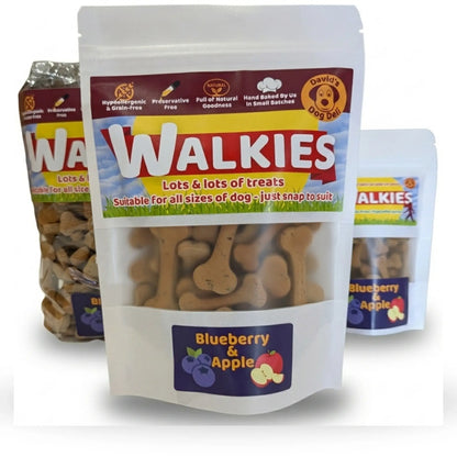 Walkies Blueberry & Apple Dog Treats - 3 Sizes