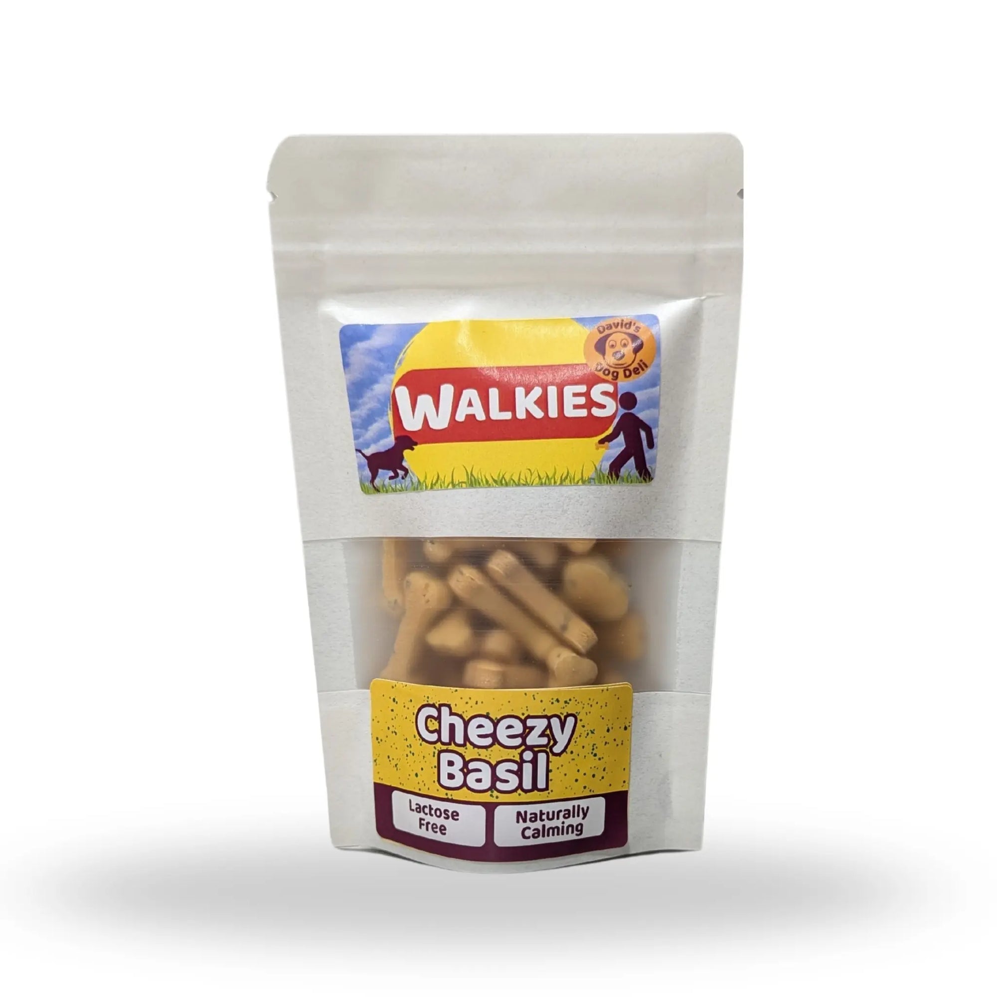 Walkies Dog Treats - Cheezy Basil Pocket Pack