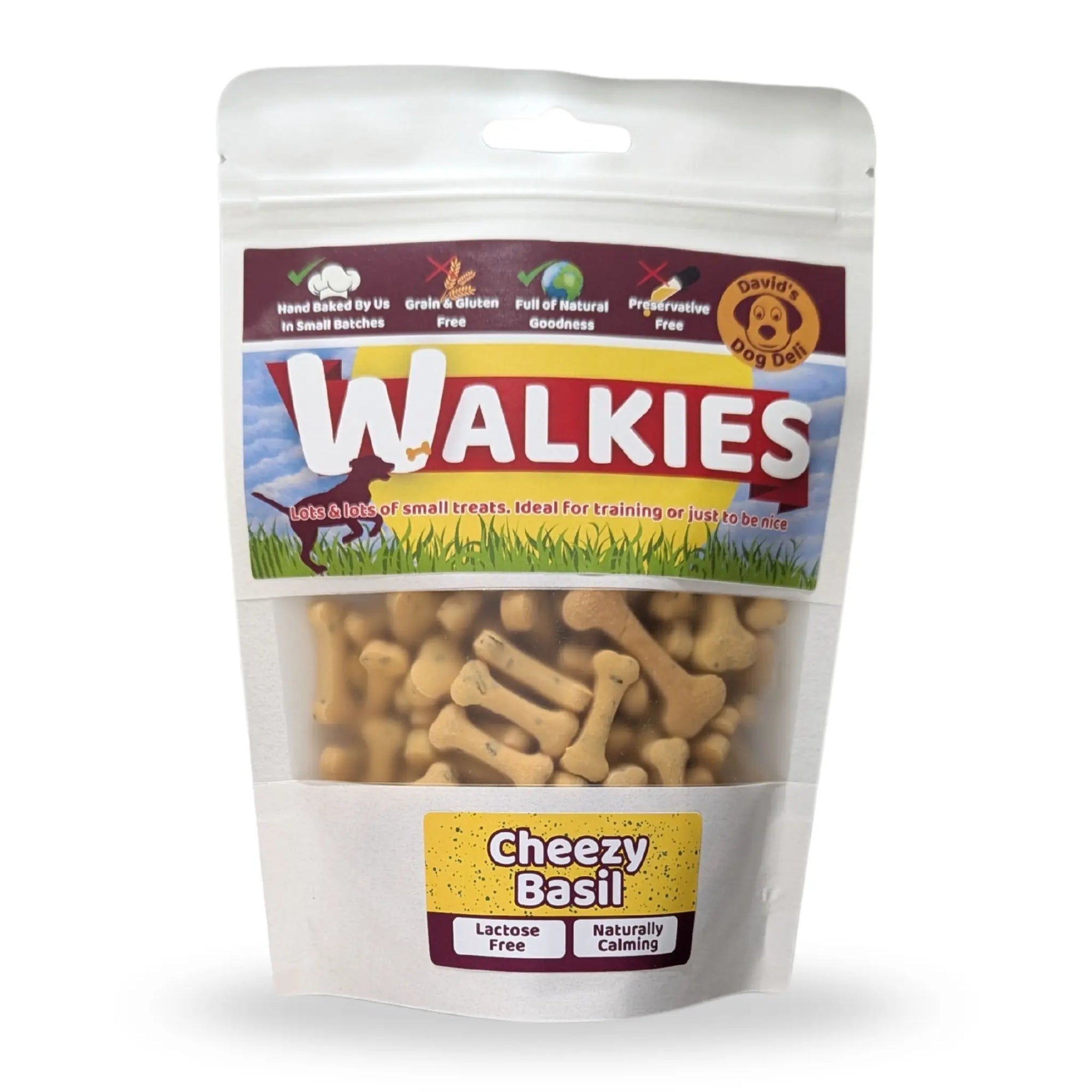 Walkies Dog Treats - Cheezy Basil Regular