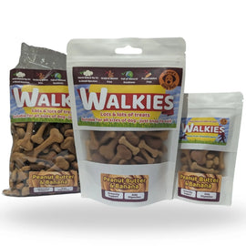 Walkies Dog Treats - Peanut Butter & Banana 3 Sizes