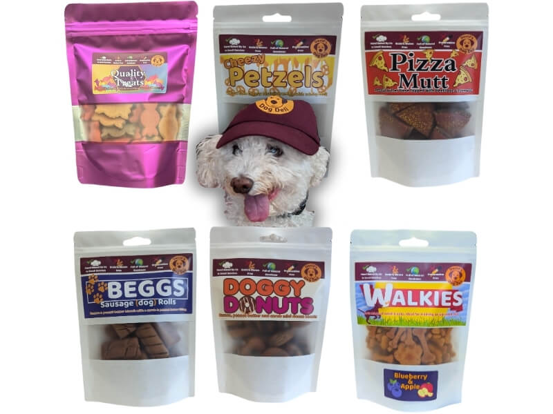 handmade dog treats variety