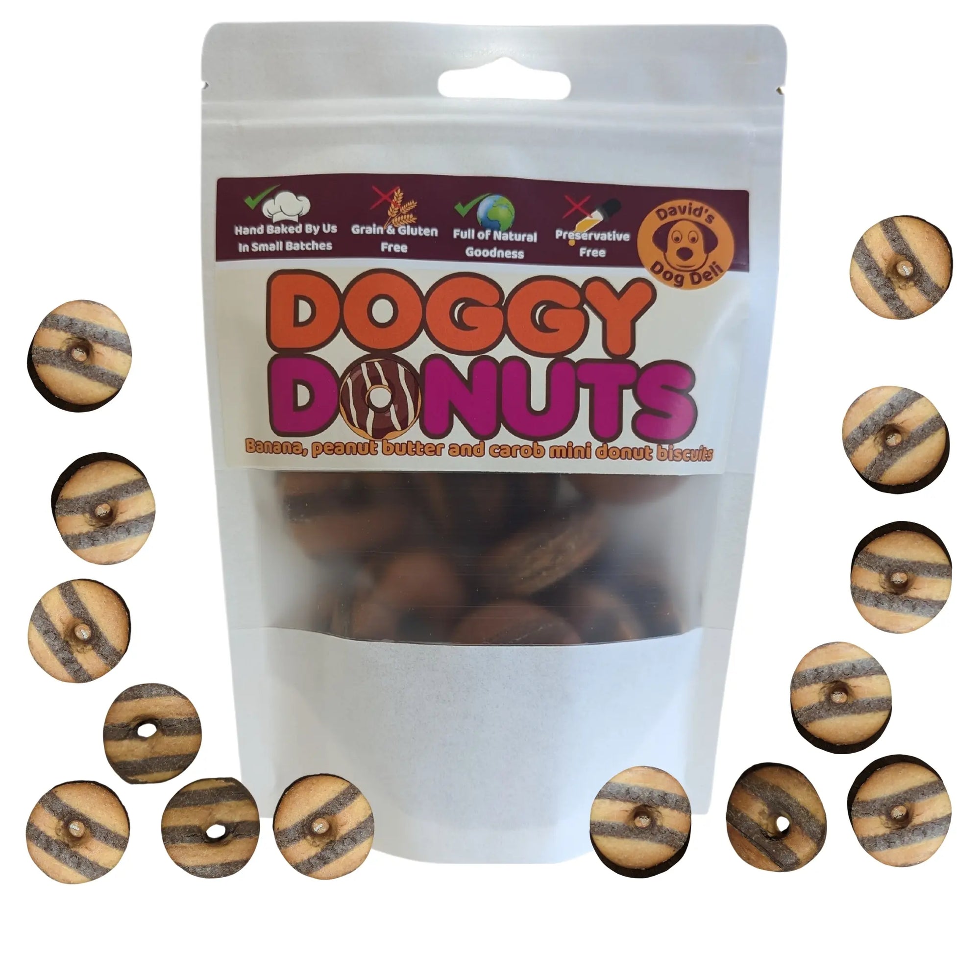 Doggy Donuts Biscuits Around The Bag